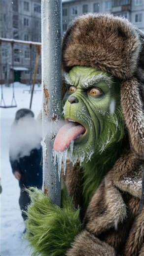Grinch Stuck! Russian Freeze 🥶 #russia #winter #2026 #freeze #ice