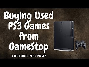 Buying used Playstation 3 Games from Gamestop in December 2021
