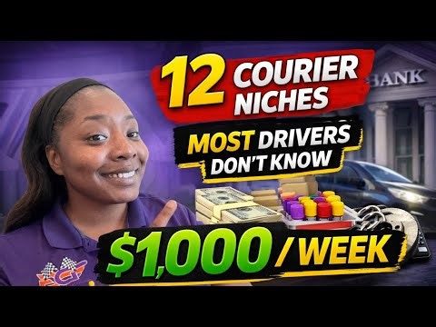 12 Courier Niches That Can Help You Earn $1,000/Week With Your Car