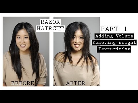 Classic Texturizing Techniques Using a Feather Styling Razor - Part 1