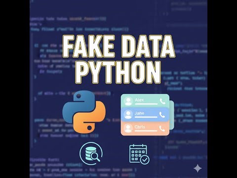 Generate Dummy Data in Python using fake.py Library