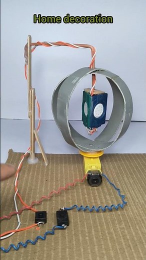 Low-cost rotating lights #diyprojects #science #experiment