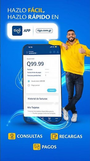 Hazlo fácil, hazlo rápido en Tigo APP