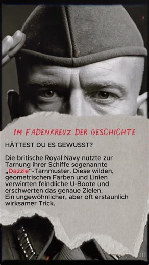 ▶️ "Dazzle"-Camouflage: Wie bunte Muster deutsche U-Boote narrten