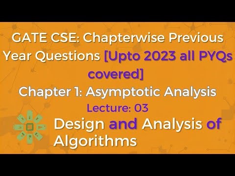 GATE CSE | Lec 03 |Chapterwise PYQ | DAA | Chapter 1