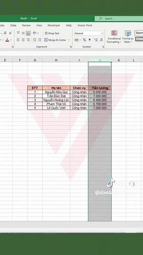 Khắc phục lỗi dữ liệu khi kéo dãn cột #daotaotinhoc #sachtinhocvanphong #thayvinh #learnontiktok #booktok #hoccungtiktok #vnetmedia