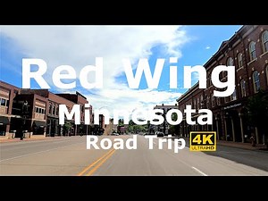 Red Wing, Minnesota 🇺🇸 Road Trip 4K