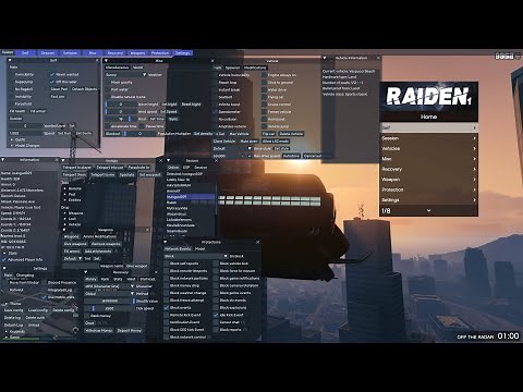 INCROYABLE MOD MENU RAIDEN GTA5 1.68 PAYANT