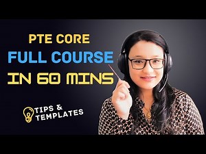 PTE Core Full course | Tips, templates and tricks | Canadian immigration requirement | Best PTE