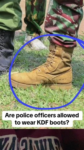 Are Police Officers Allowed to Wear KDF Boots?