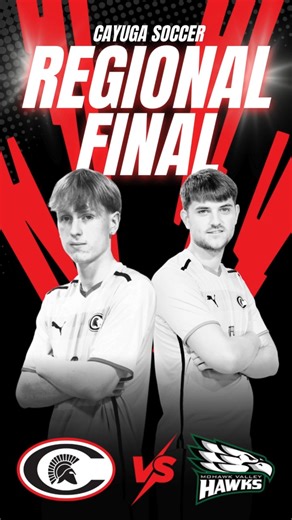 1.4K views · 27 reactions | #Matchday! #Spartans Soccer plays Mohawk Valley CC in the Region III North B finals, with a trip to the NJCAA Division III Championship on the line! Kickoff is 3:30pm at host site Genesee CC. Cayuga Community College MVCC Athletics Genesee Community College Athletics #gospartans | Cayuga Community College Spartans | Facebook