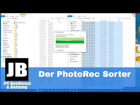 Photorec Dateien sortieren und nach der Datenrettung die Dateien richtig aufbereiten-PhotoRec Sorter
