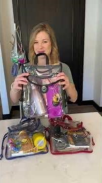 How to style a clear backpack