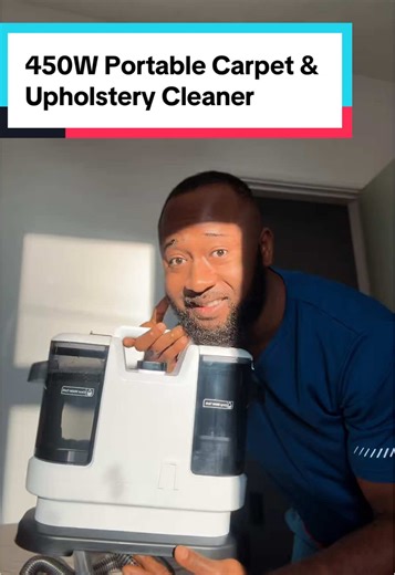 450W Portable Carpet Cleaner for Home and Office Use