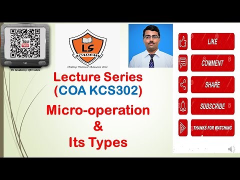AKTU EXAM | COA KCS302 | micro-operation and its types | LS Academy | COA Lecture Series