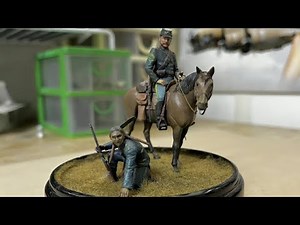 Building Master Box Yankee Scout and Tracker. A Christmas Gift to My Friend.