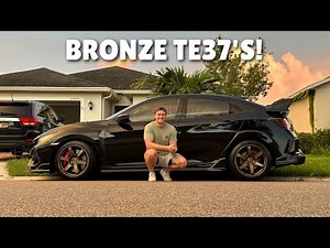 NEW TE37's FOR MY FK8 CIVIC TYPE R!