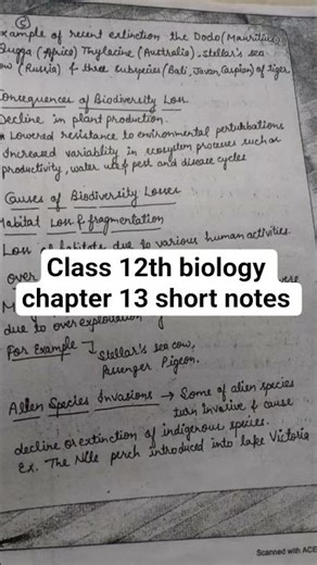 class 12th biology chapter 13 short notes #class12thbiologypaper2023cbse board