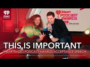 This Is Important Wins Best Comedy Podcast | 2024 iHeartPodcast Awards