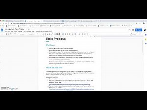 How to write the Topic Proposal--ENG 102