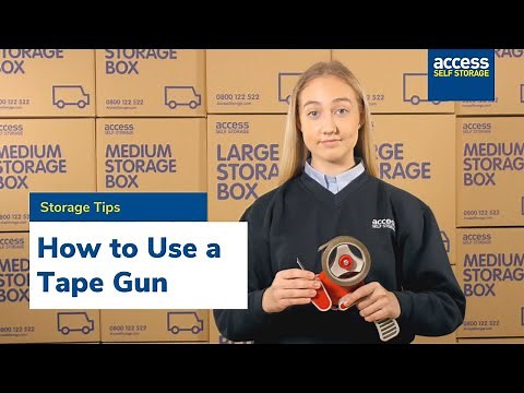 How to Use a Tape Gun | Loading a Tape Gun