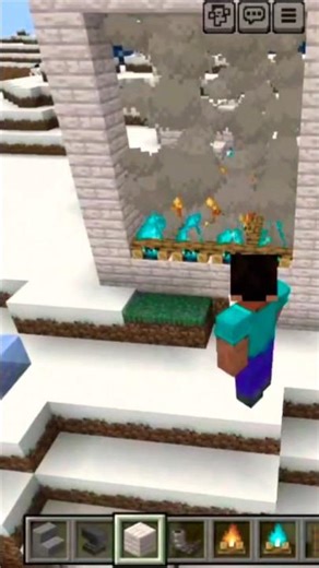 🚀"Minecraft in made Small Home and burn"❤️‍🔥 #gaming #play #shorts #ayush more 👍 creative and happy