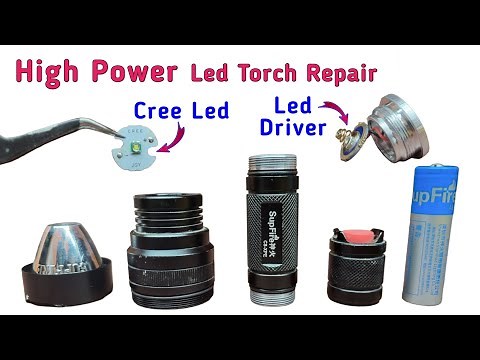 Led Flashlight Torch Repair || How to repair Led Torch