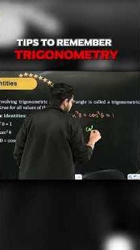 Trigonometry tough lagti hai? Ye tricks dekh lo! 📐🔥 #studentlife #cbseclass10