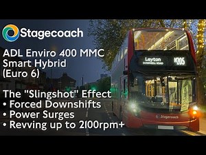 {2100+ RPM} The Slingshot Effect | Stagecoach London ADL Enviro 400 MMC Smart Hybrid