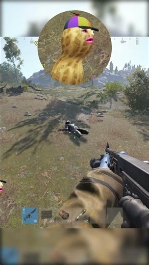 Peanut was being hunted by the real scream