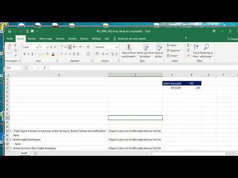 Activer Les Modification sur Excel