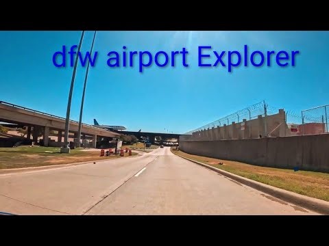 Airport- DFW airport tour driving tour #soundsforsleep