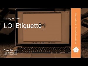 (LOI) Letter of Intent or Letter of Inquiry - Nonprofit Grantwriting