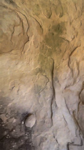 While searching for Treasures in the desert we found this cave with all this writing. #caveart #treasurehunt #ancientwriting | Golden Cache