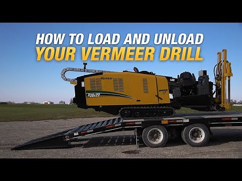 Loading and unloading a drill