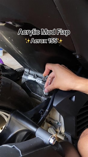 Acrylic Mud Flap for Aerox 155: Enhancing Your Ride