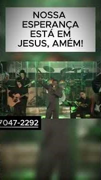 Esperança em Jesus #cantoreliassilva #musica #eliassilva #musicaevagelica #musicagospel #gospelmusic