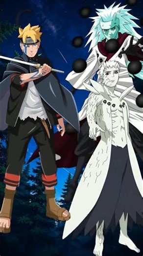 Boruto vs Madara & Obito 🔥 | Power Level Comparison 😱 | Naruto vs Boruto #shorts