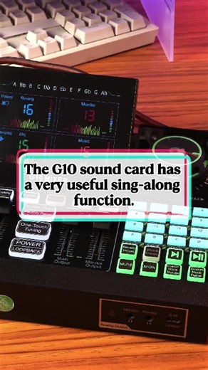 G10 Sound Card: Unmatched Vocal Capture and Audio Refinement