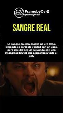 La sangre de DiCaprio en esta escena era real... - Django