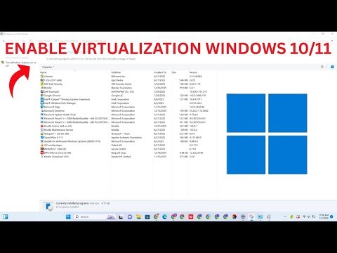 How To Enable Virtualization In Windows 10/11