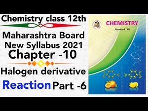 IMP part-6 halogen derivatives class 12 science new syllabus maharashtra board saytzeff rule