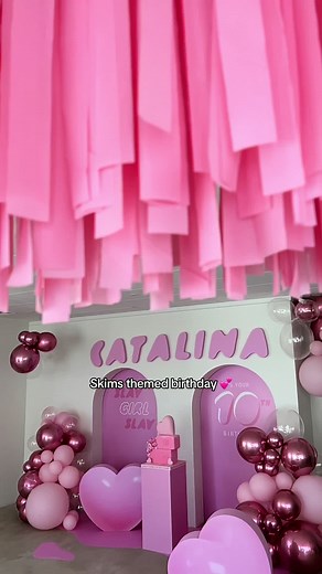 Catalina's SKIMS Themed Birthday Party | Pink Delight