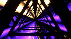 Download Purple and Gold Moving Triangle Neon Source Background VJ Loop in 4K for free