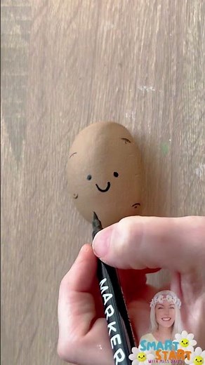 Painting Rocks Into Cute Foods!
