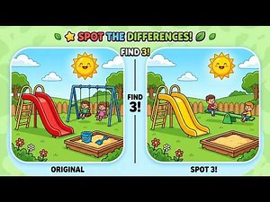 Easy Spot The Difference for Kids! 🎨 Fun & Simple Game