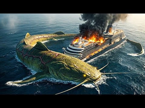 “GIANT CATFISH MONSTER vs CRUISE SHIP! Rich Passengers Awaken a Sea Beast”
