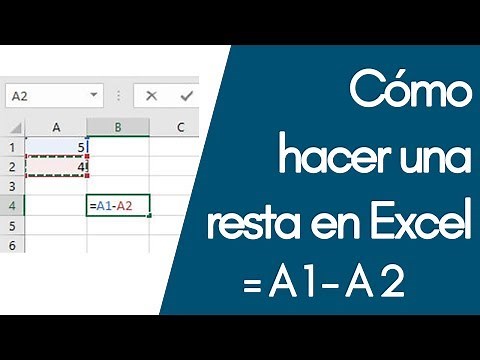 ▷ Cómo hacer una resta en Excel | Restar en Excel