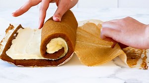 49K views · 736 reactions | Have you ever made a Pumpkin Roll? I'll admit I was always a little scared! BUT after tweaking the recipe and finding a foolproof method (NO CRACKS) I've got it for you! Let me know if you've tried my way before!! https://cookiesandcups.com/easy-pumpkin-roll/ | cookies and cups | Facebook