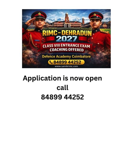 100 % assured admission in Sainik school in 2027. Join our 1 year coaching. call 8489944252, #sainik